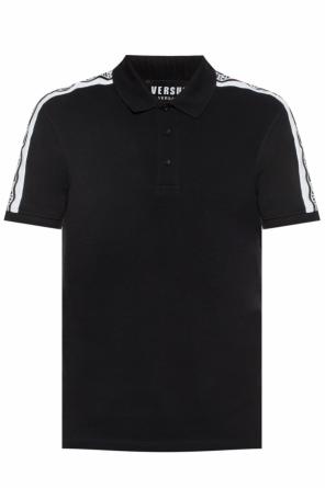 Polo shirt with logo stripes, zdjęcie 1 Polo shirt with logo stripes od Versace Versus